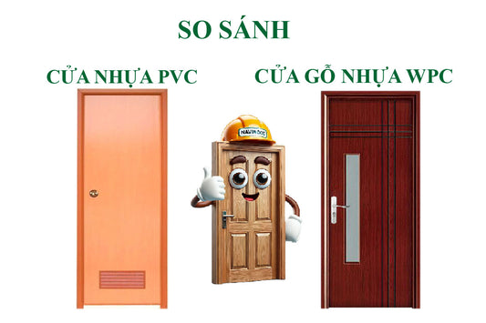 So sánh cửa gỗ nhựa composite Naviwood WPC và cửa nhựa PVC?