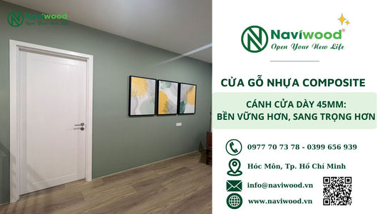 Cửa gỗ nhựa đẹp và tốt nhất Bình Dương