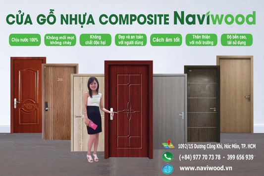 Cửa Gỗ Nhựa Composite Đẹp và Tốt Nhất Long An