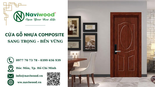 Cửa gỗ nhựa composite đẹp và tốt nhất Vĩnh Long