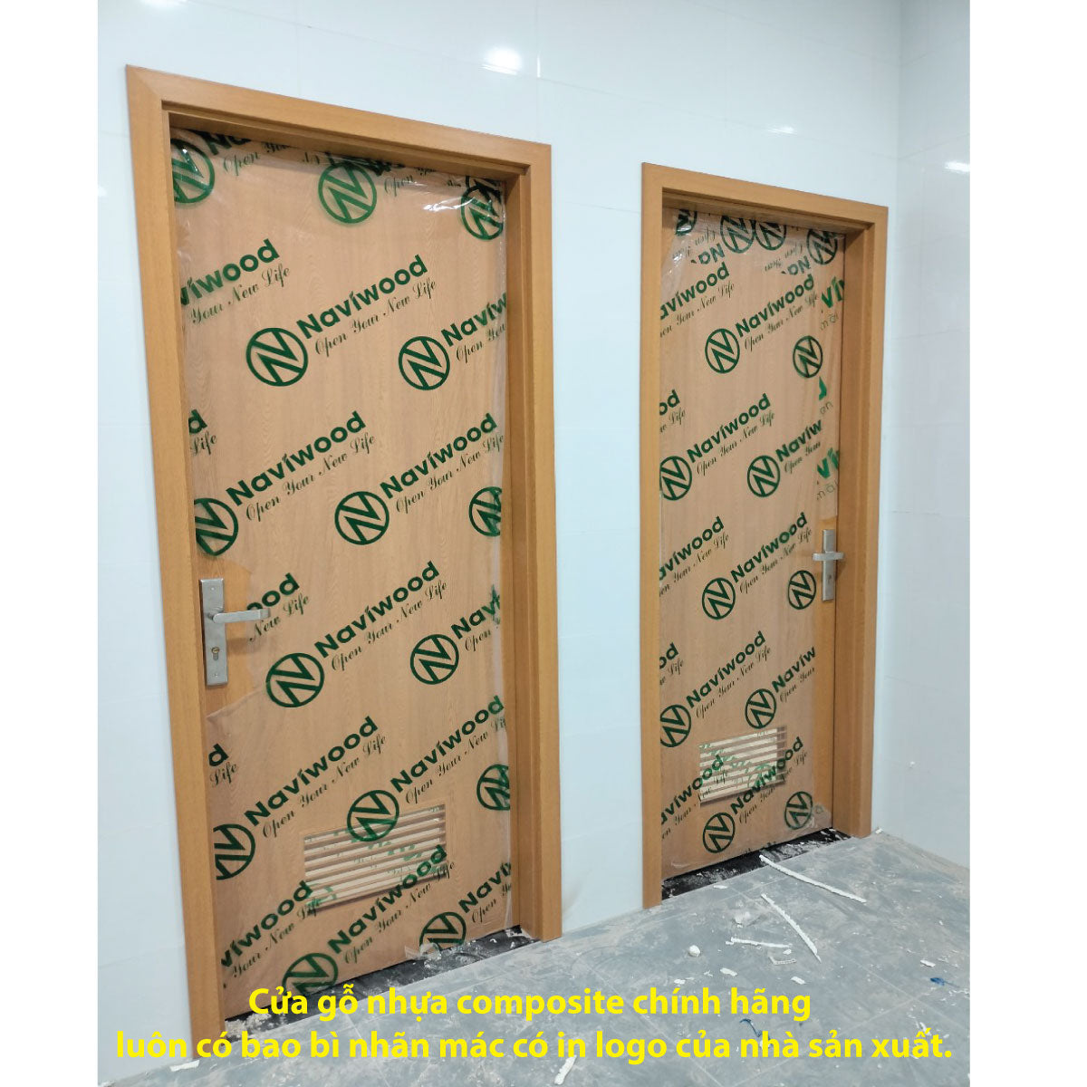 cửa gỗ nhựa composite chính hãng