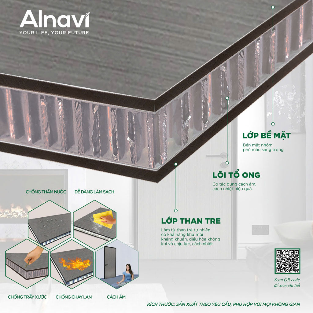 Naviwood - Exclusive distributor of Alnavi aluminum honeycomb panels in Vietnam 