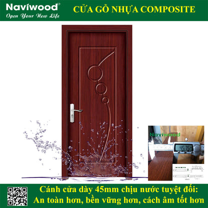 Cửa Gỗ Nhựa Composite Naviwood NW33 - Thanh Lịch & Quyến Rũ