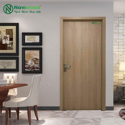 Beautiful wood-plastic composite bedroom door Naviwood NW29 - Brings luxury and safety to your resting space